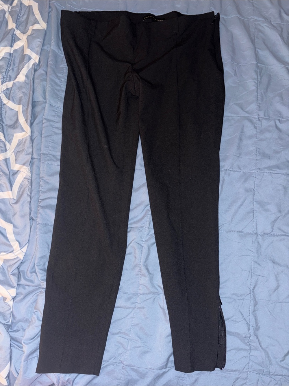 Balenciaga Black Straight-Leg Women's Trousers